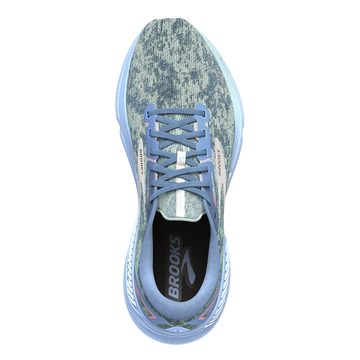 Brooks Adrenaline GTS 23 - Blue - Open Air - Pink - Image 3