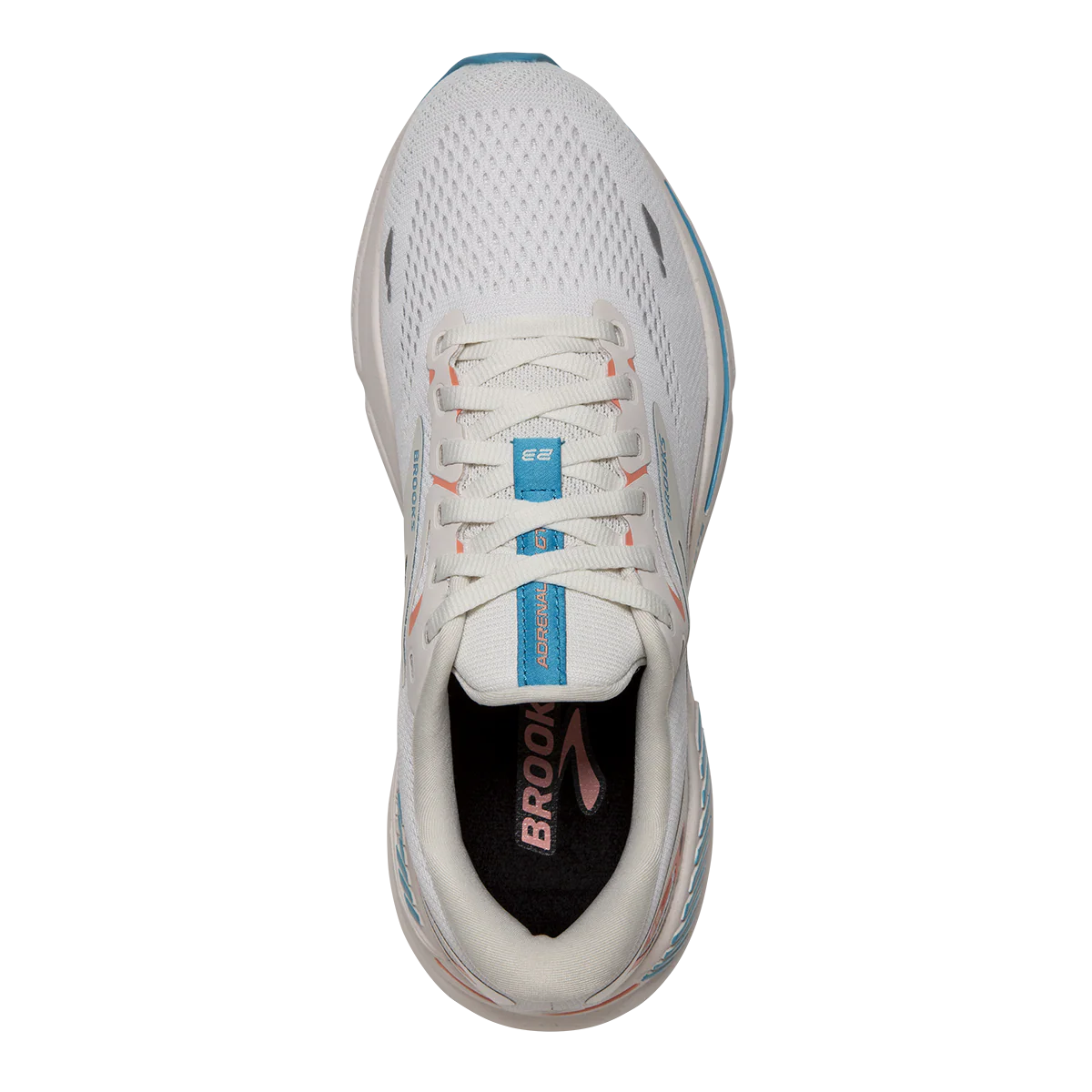 Brooks Adrenaline GTS 23 - Coconut - Papaya - Blue - Image 3