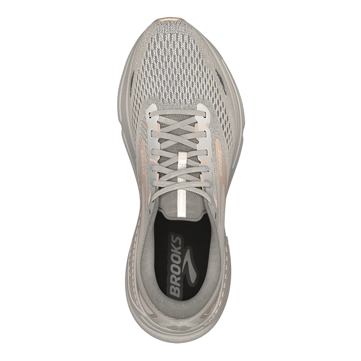 Brooks Adrenaline GTS 23 - Crystal Grey - Villa - White - Image 3