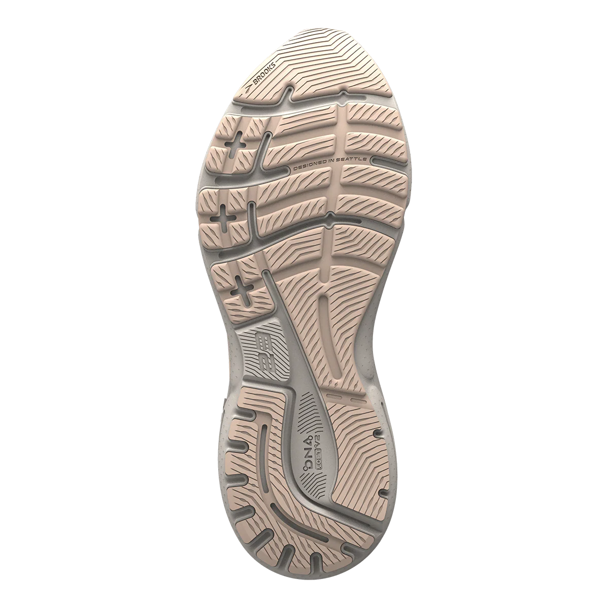 Brooks Adrenaline GTS 23 - Crystal Grey - Villa - White - Image 4