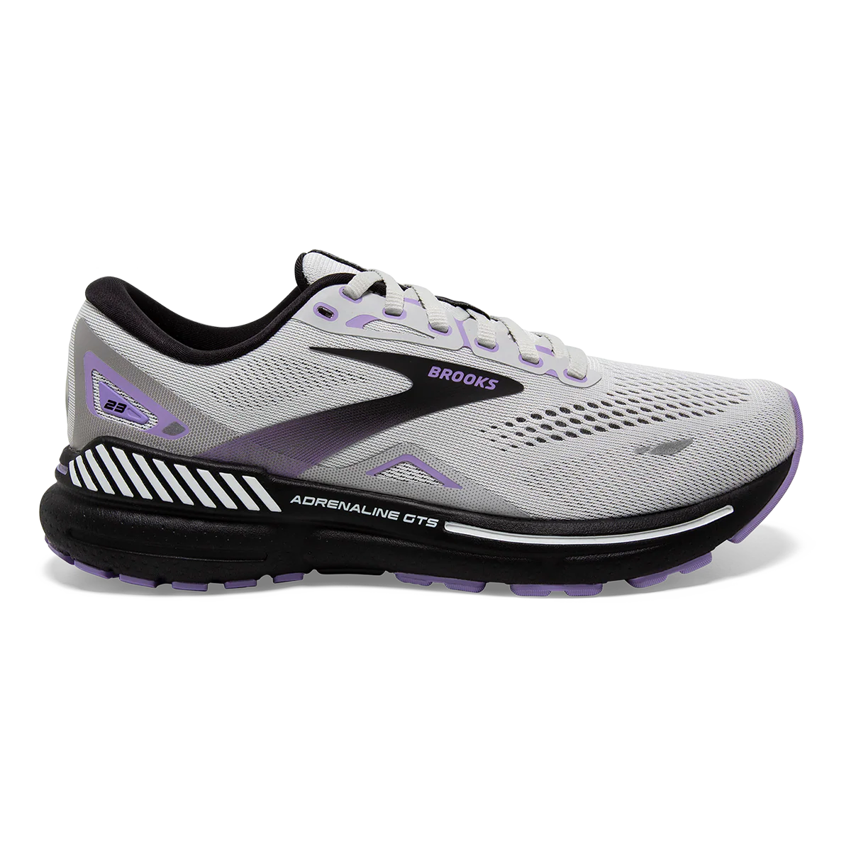 Brooks Adrenaline GTS 23 - Grey - Black - Purple