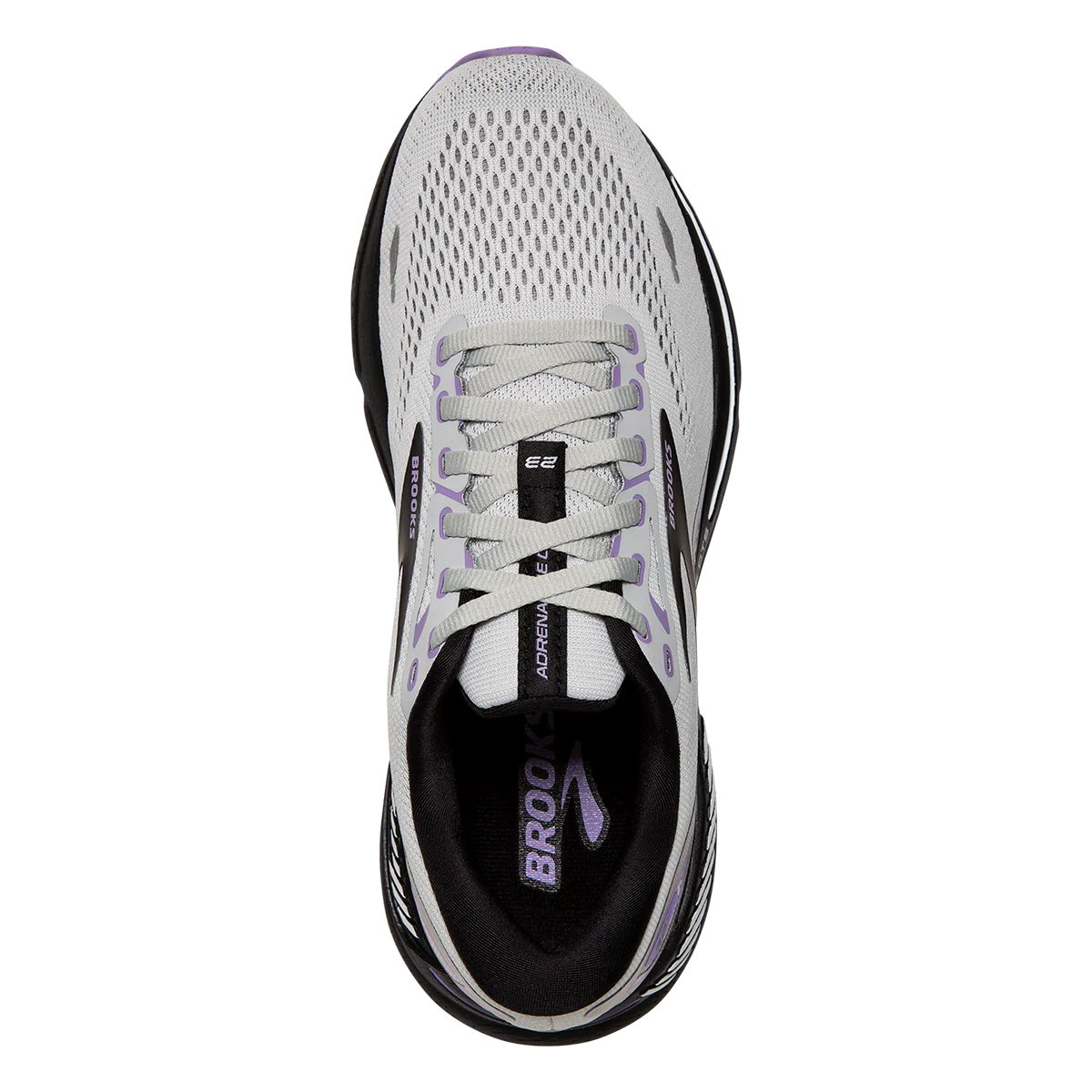 Brooks Adrenaline GTS 23 - Grey - Black - Purple - Image 3