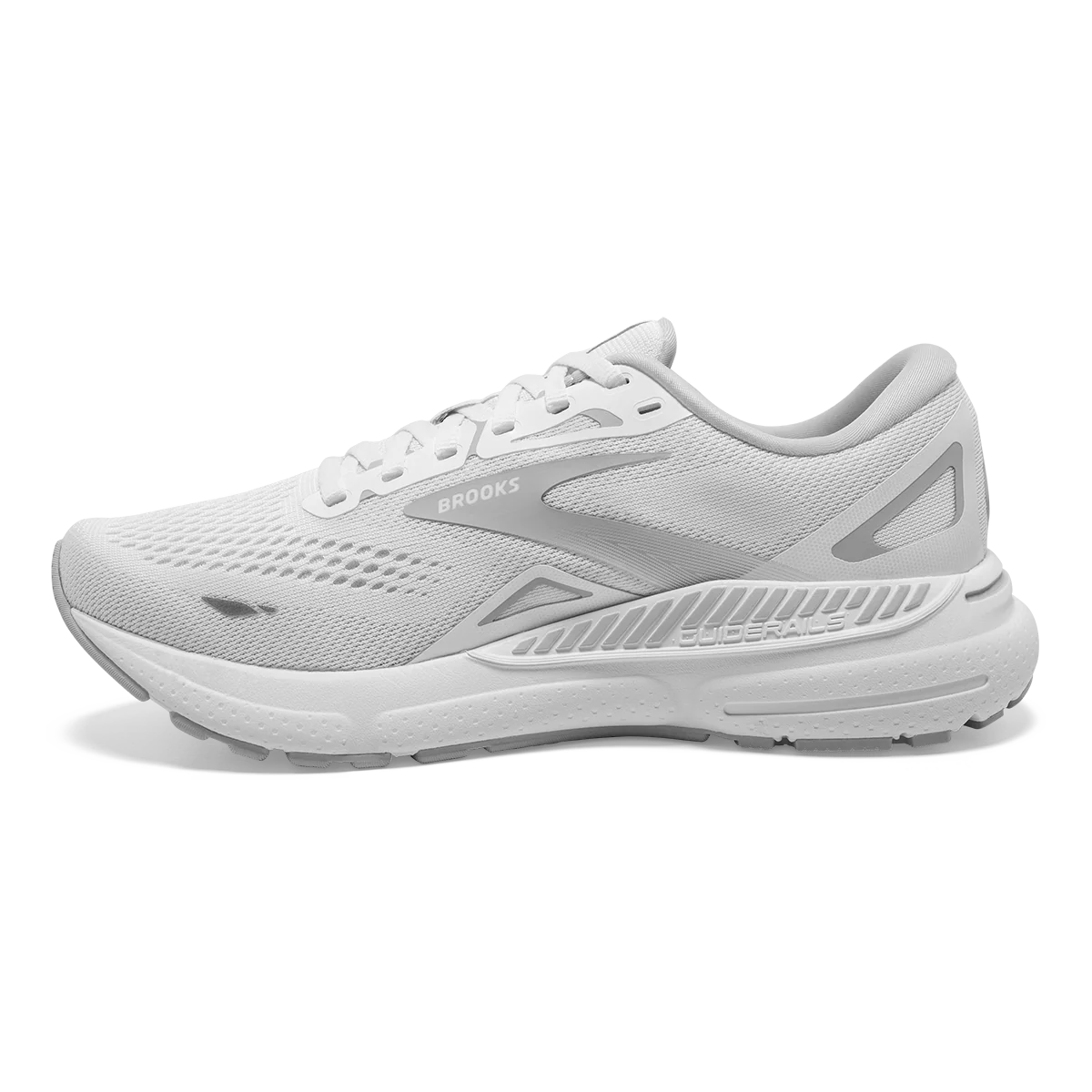 Brooks Adrenaline GTS 23 - White - Oyster - Silver - Image 2