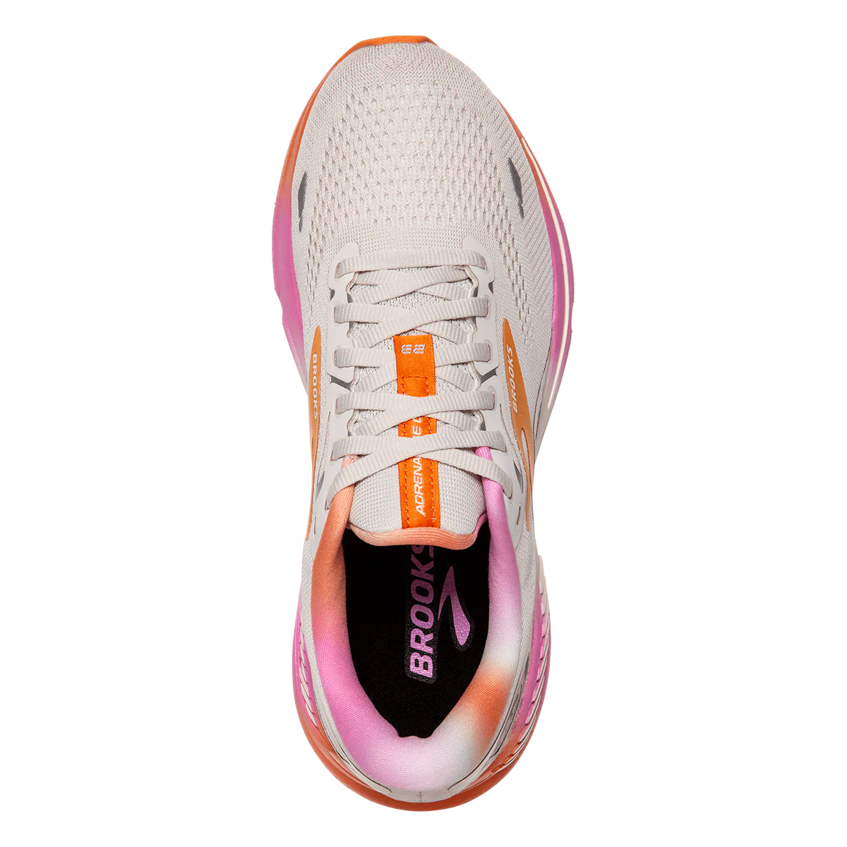 Brooks Adrenaline GTS 23 - White Sand - Sunset - Fuchsia - Image 3