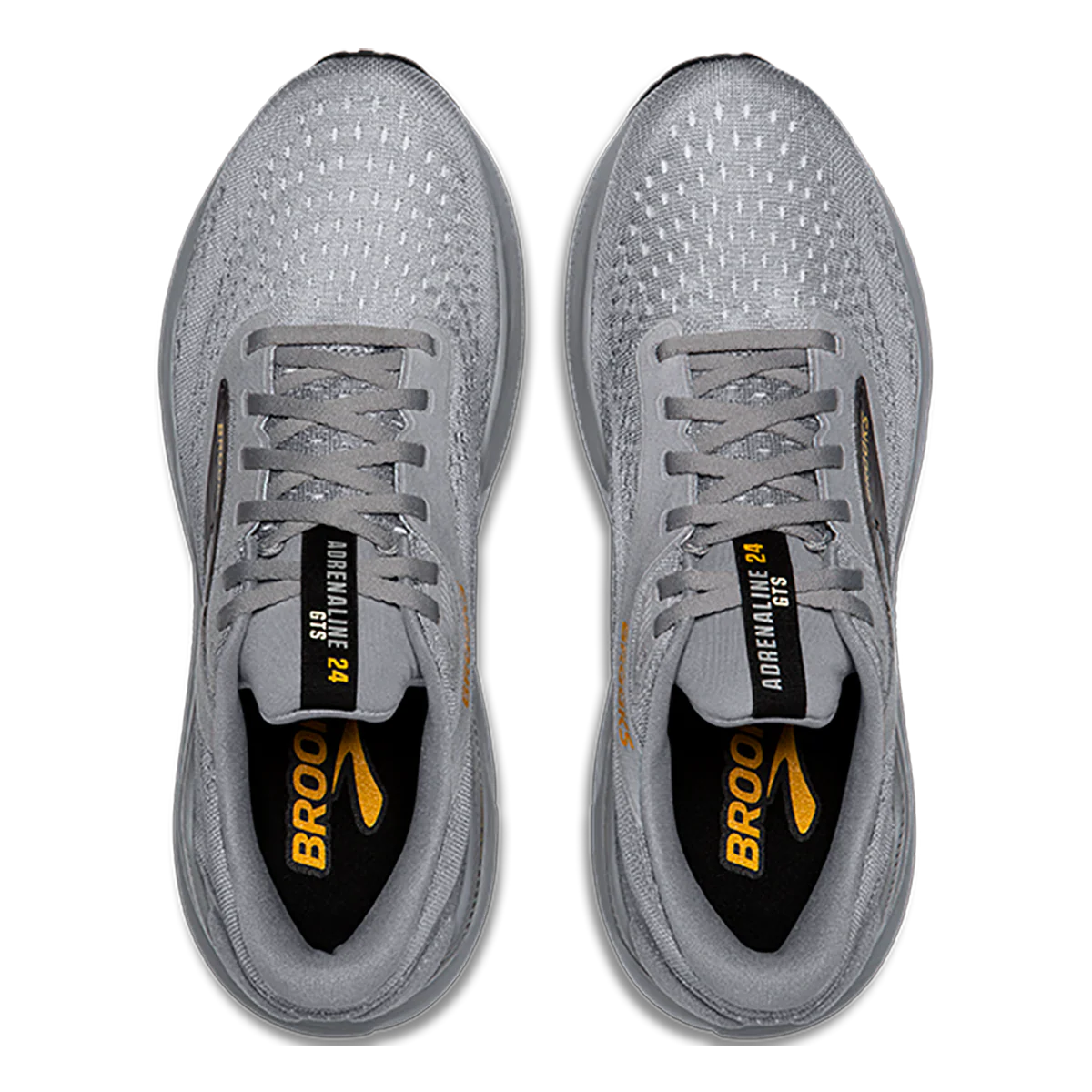 Brooks Adrenaline GTS 24 Alloy - White - Gold Fusion - Image 3