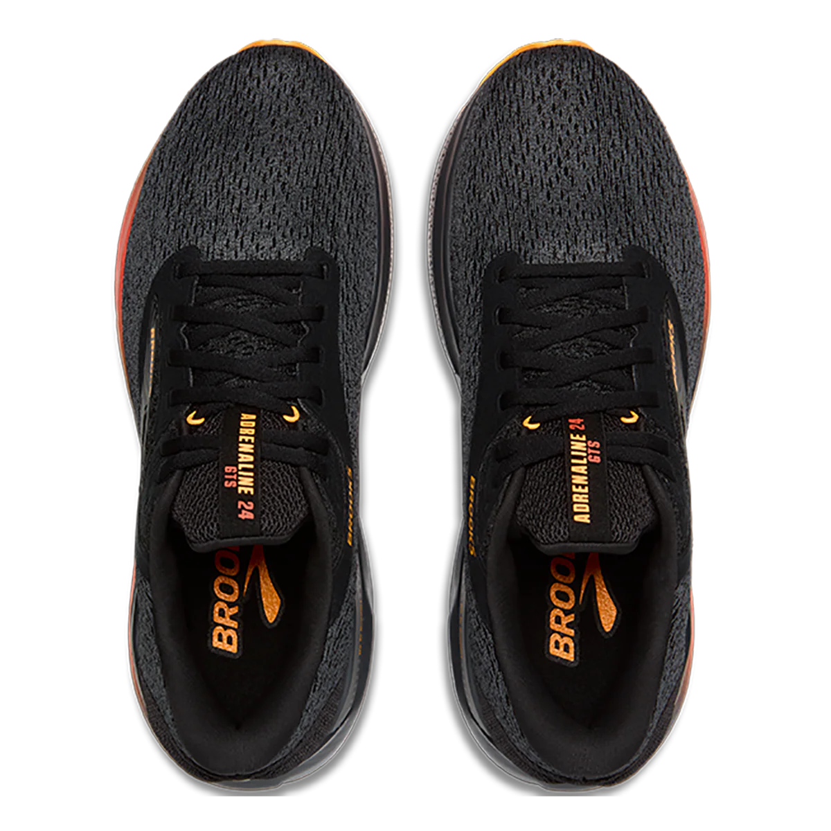 Brooks Adrenaline GTS 24 Black - Ebony - Burnt Sienna - Image 3