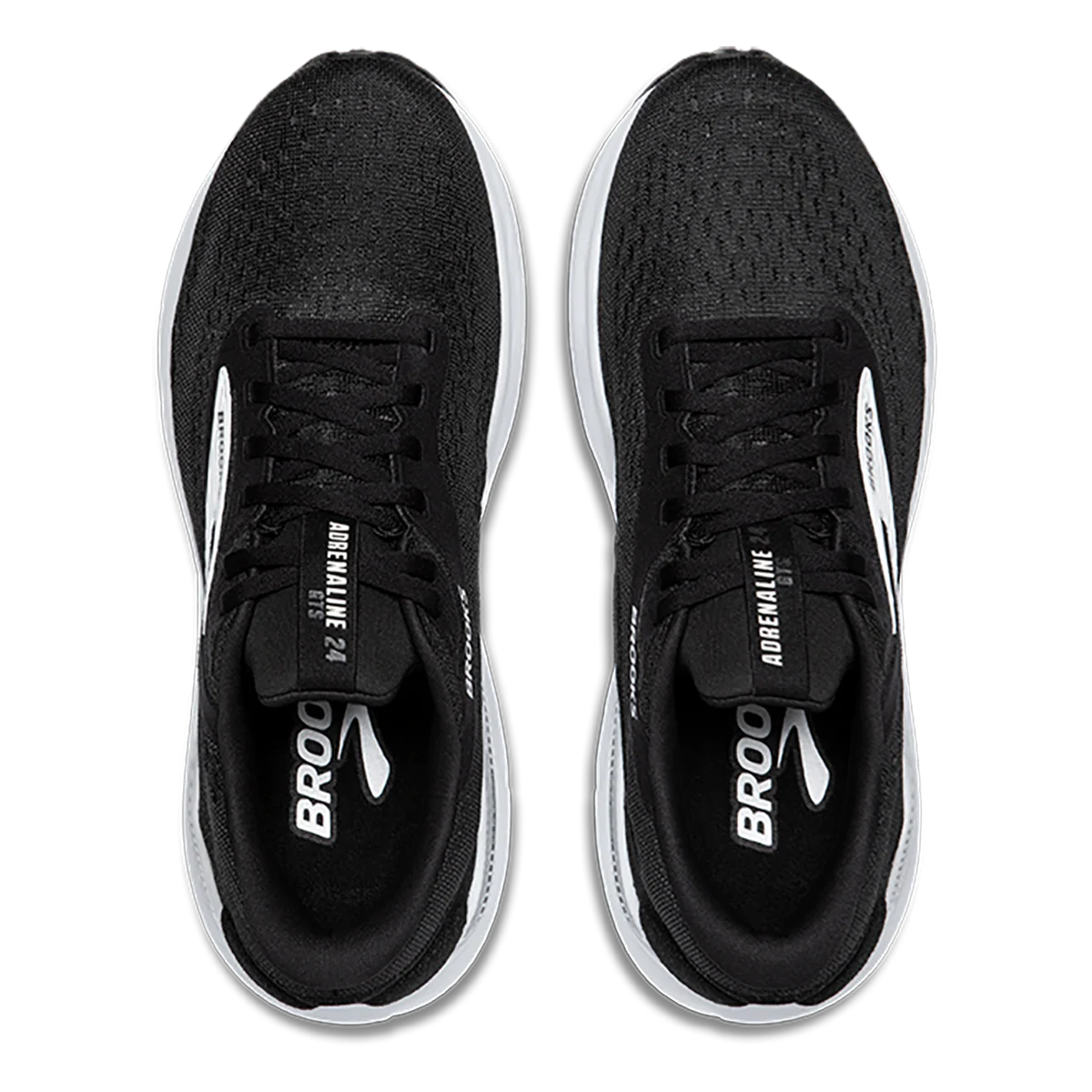 Brooks Adrenaline GTS 24 Black - White - Image 3