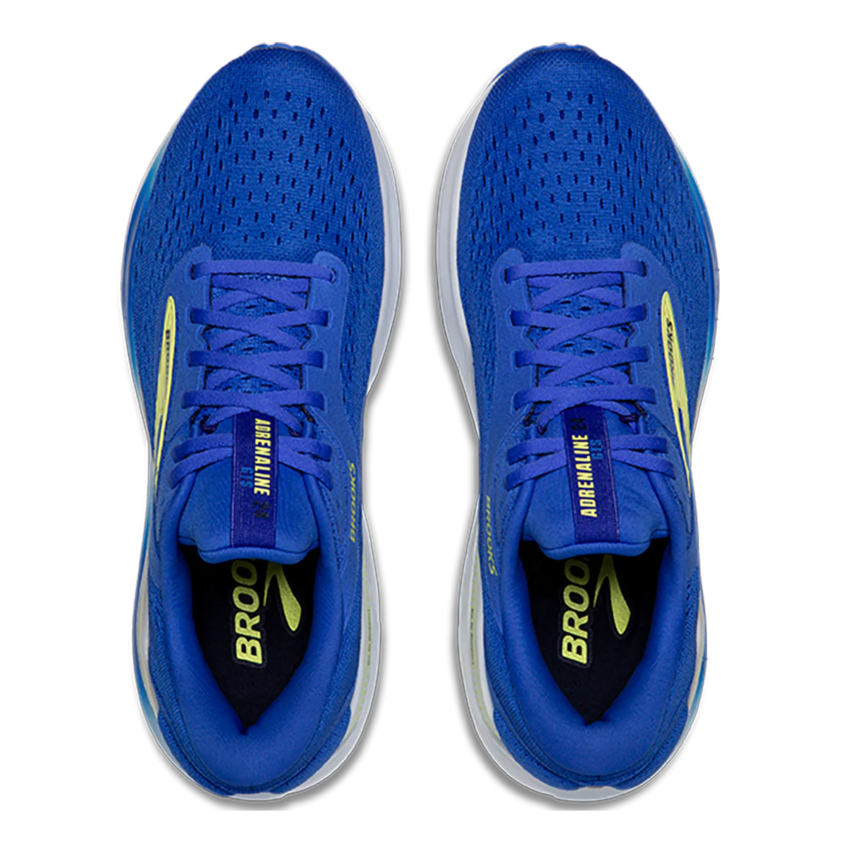 Brooks Adrenaline GTS 24 Cobalt - Neo Yellow - Peacoat - Image 3