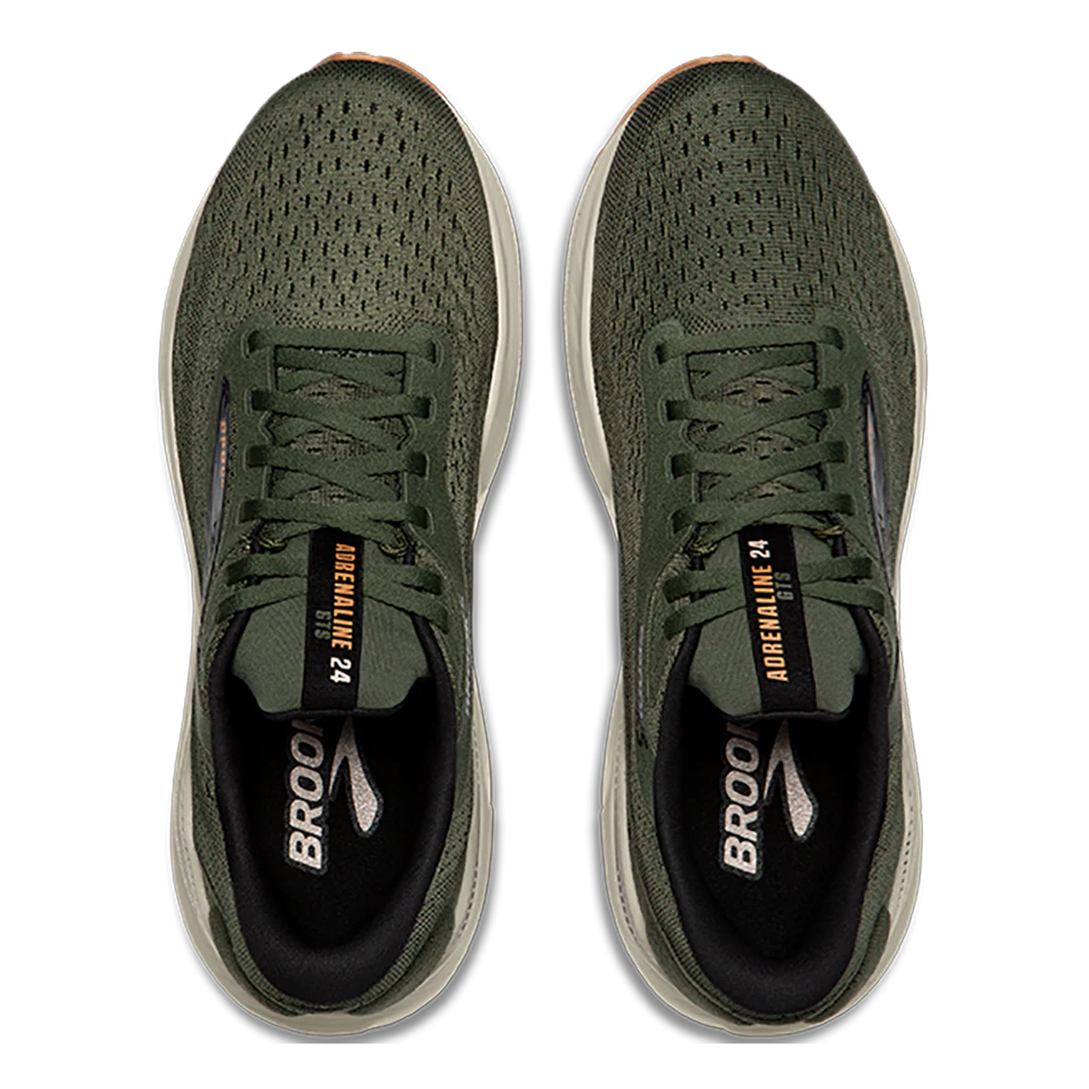 Brooks Adrenaline GTS 24 Thyme - Black - Chateau Grey - Image 3