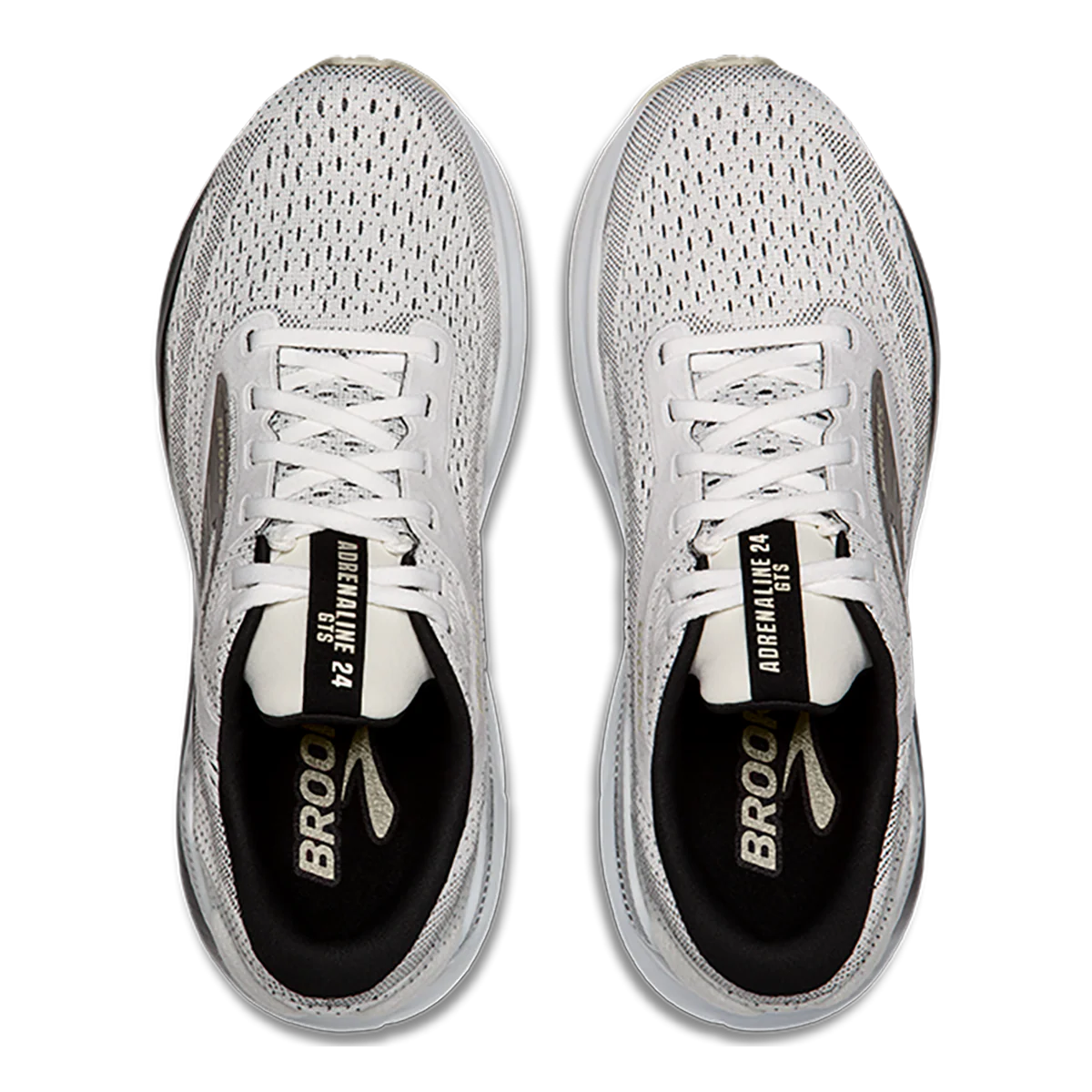 Brooks Adrenaline GTS 24 White - Black - Pelican - Image 3