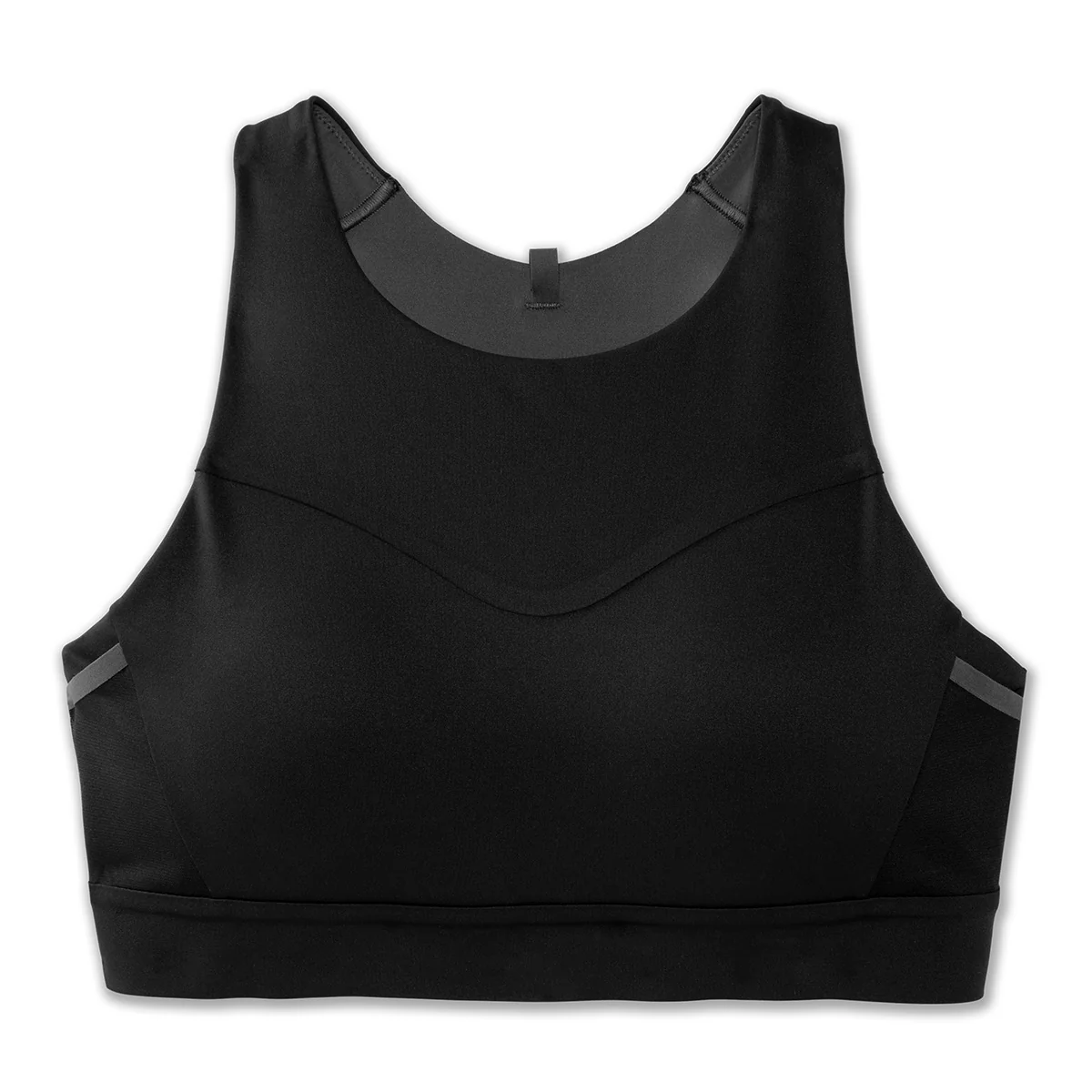 Brooks Drive 3 Pocket Run Bra - Black - Image 2