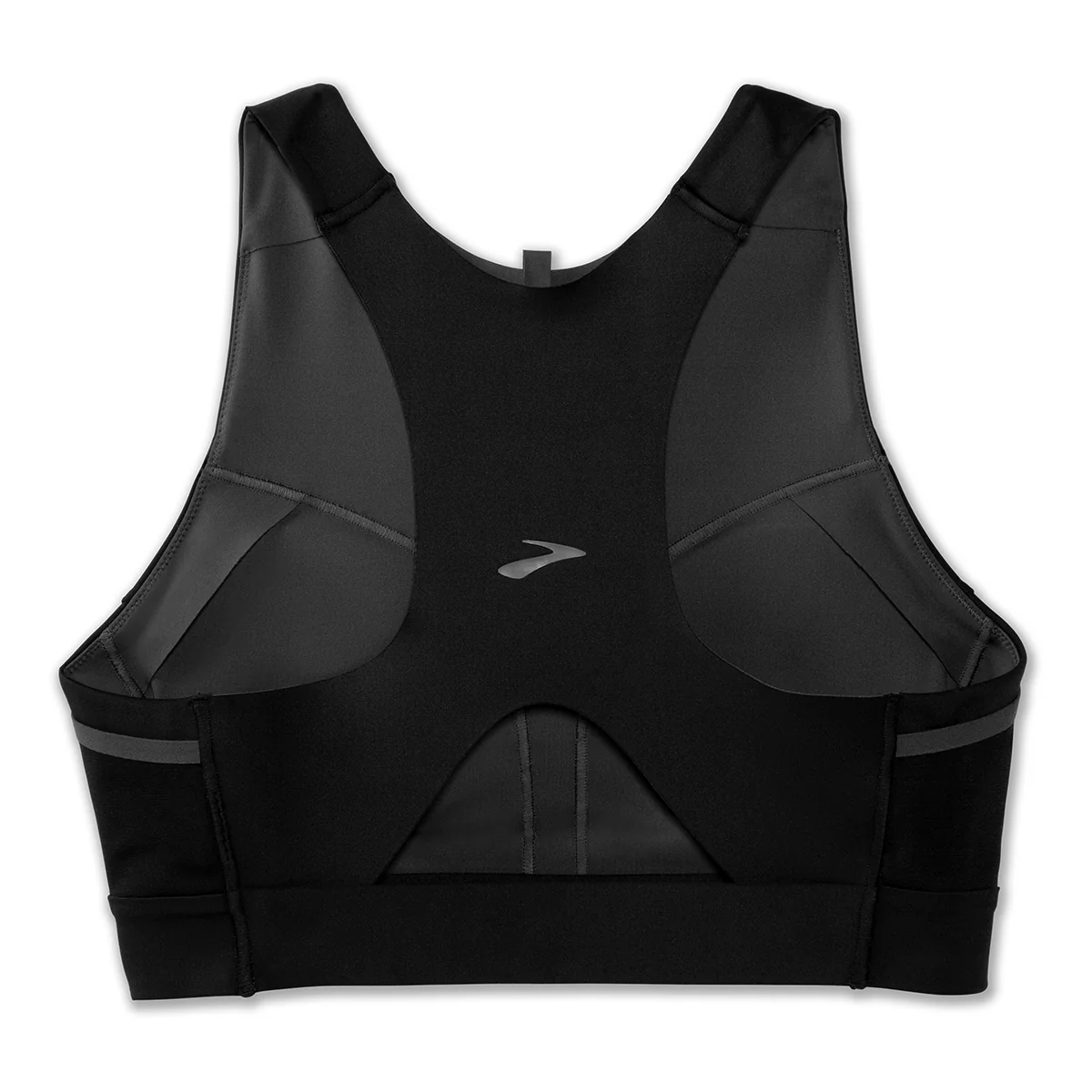 Brooks Drive 3 Pocket Run Bra - Black - Image 4