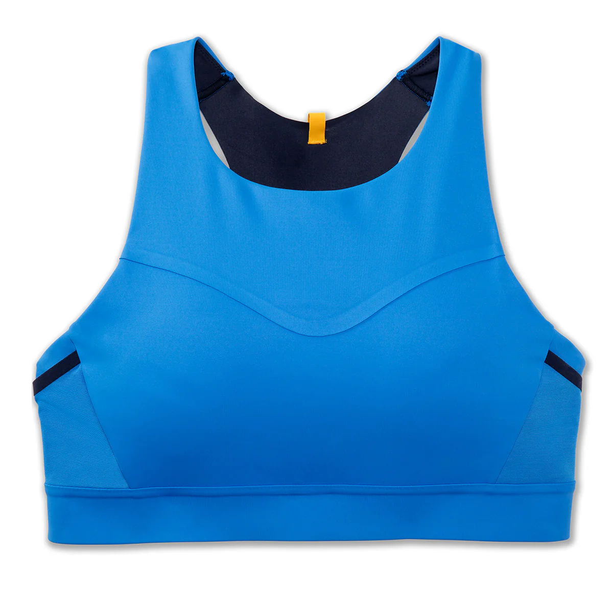 Brooks Drive 3 Pocket Run Bra - Blue Bolt - Image 3