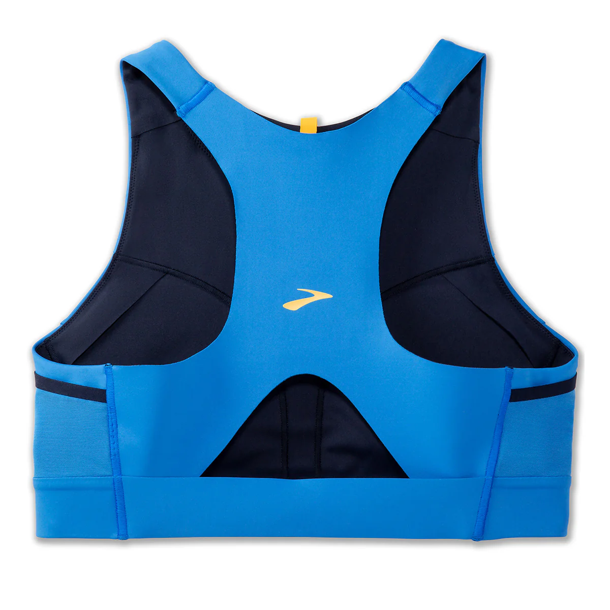 Brooks Drive 3 Pocket Run Bra - Blue Bolt - Image 4
