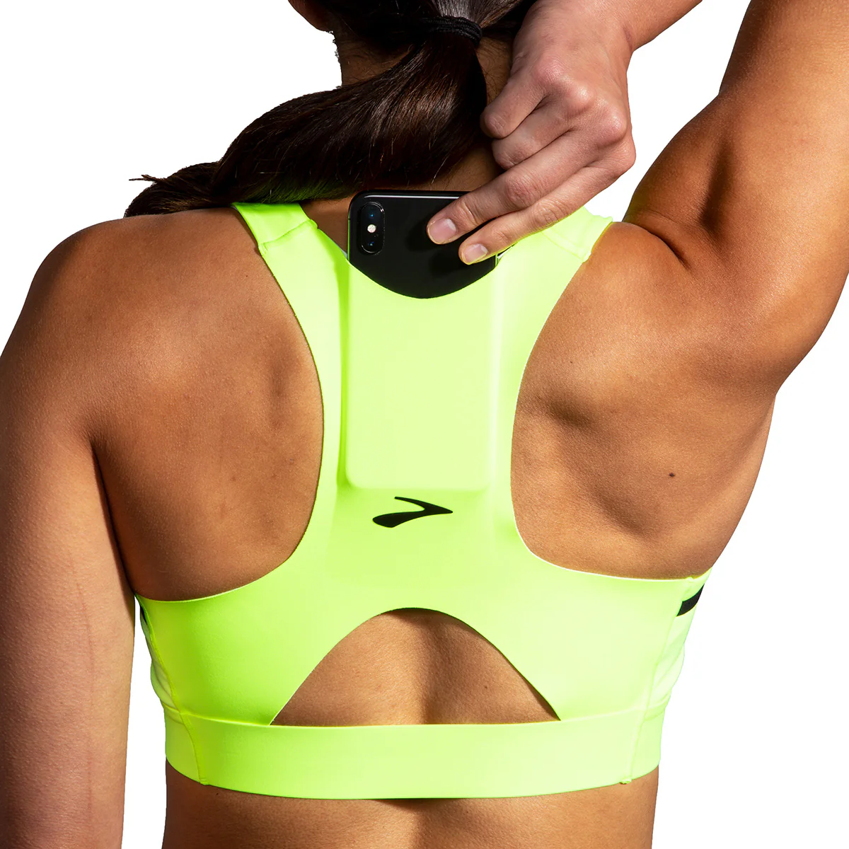 Brooks Drive 3 Pocket Run Bra - Nightlife - Image 3