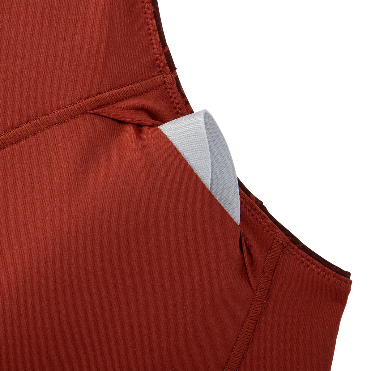 Brooks Drive 3 Pocket Run Bra - RR Glitch Print - Copper - Image 5
