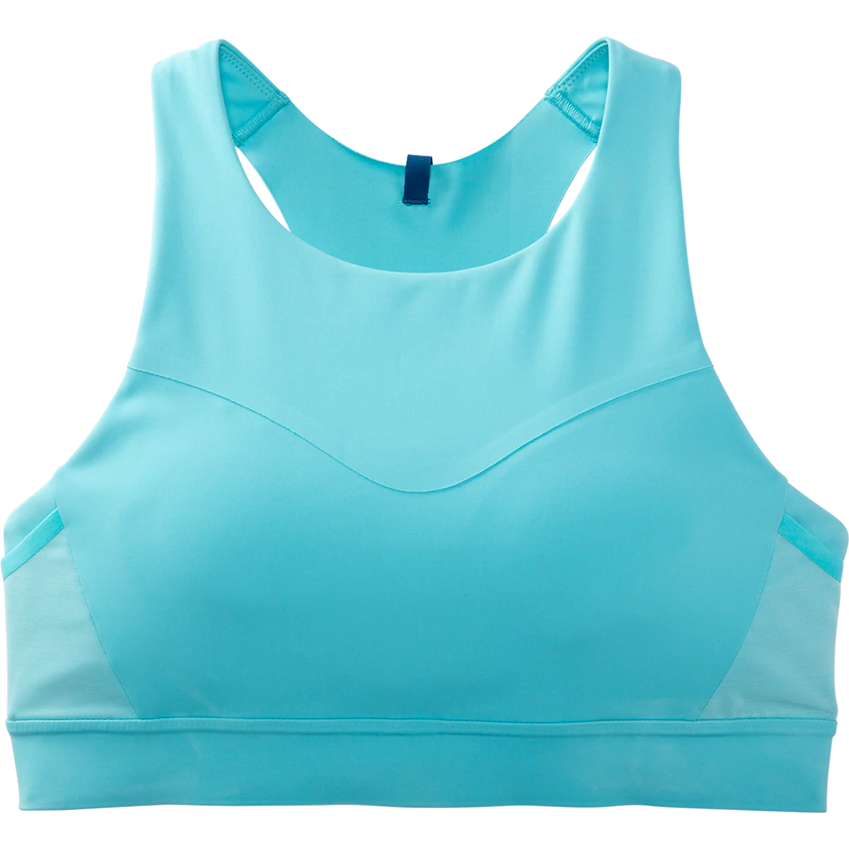 Brooks Drive 3 Pocket Run Bra - Vivid Teal - Image 4
