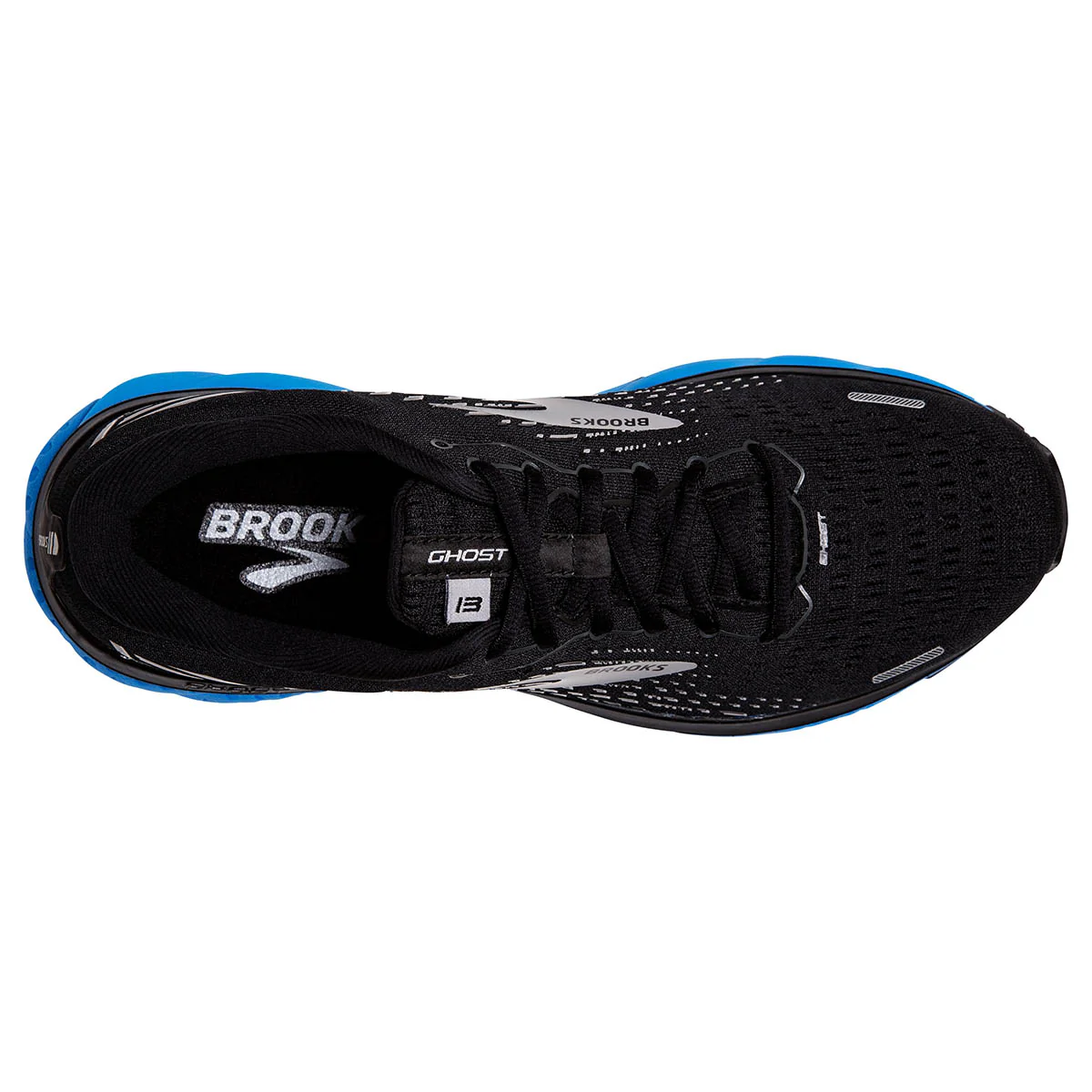 Brooks Ghost 13 - Black - Grey - Blue - Image 3