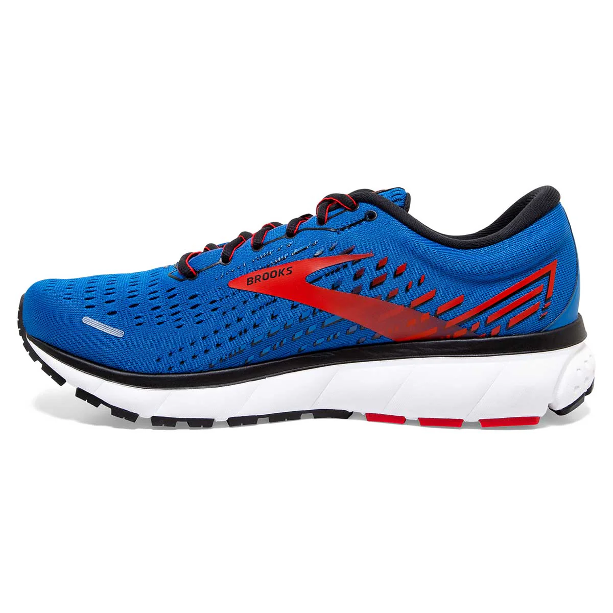 Brooks Ghost 13 - Blue - Red - White - Image 2