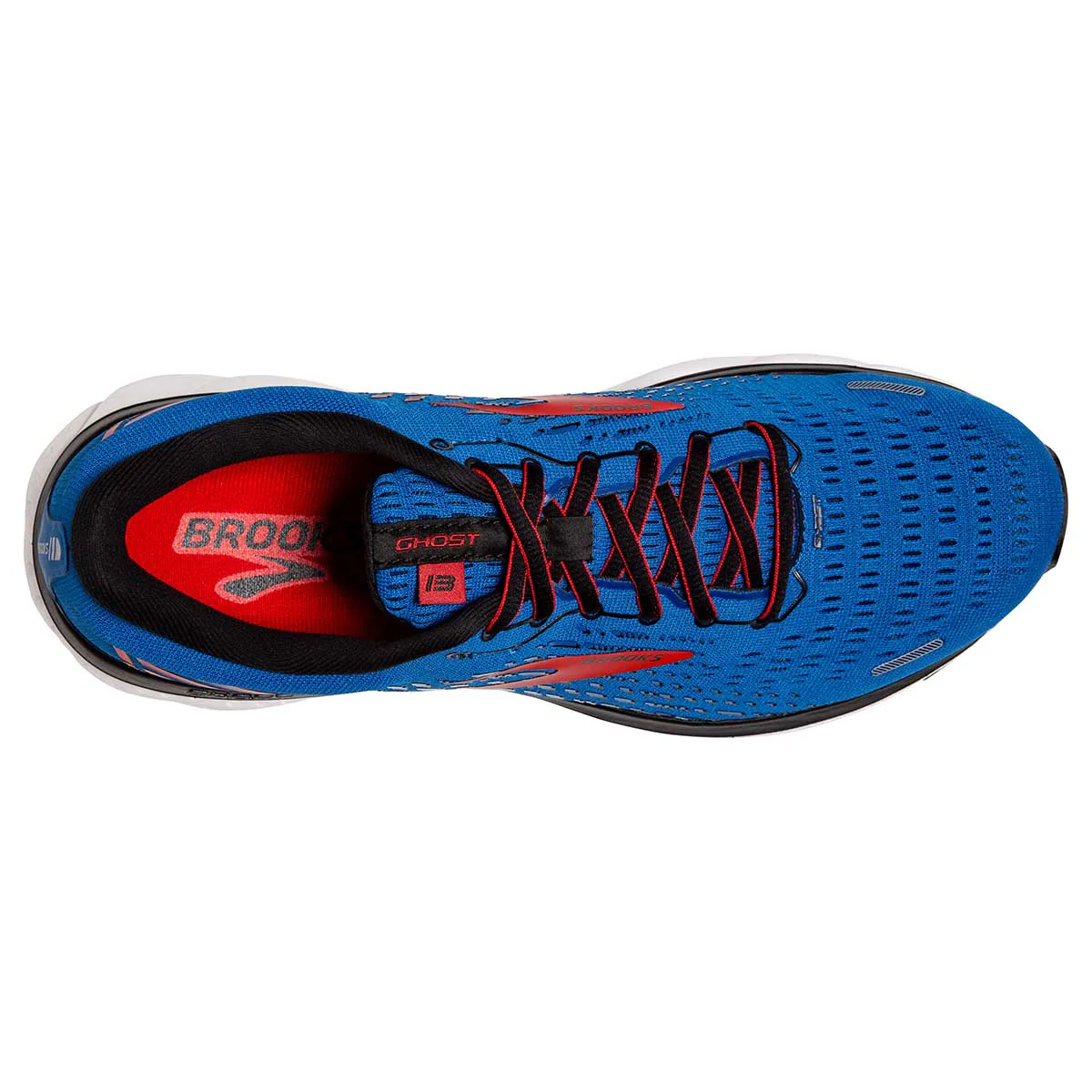Brooks Ghost 13 - Blue - Red - White - Image 3
