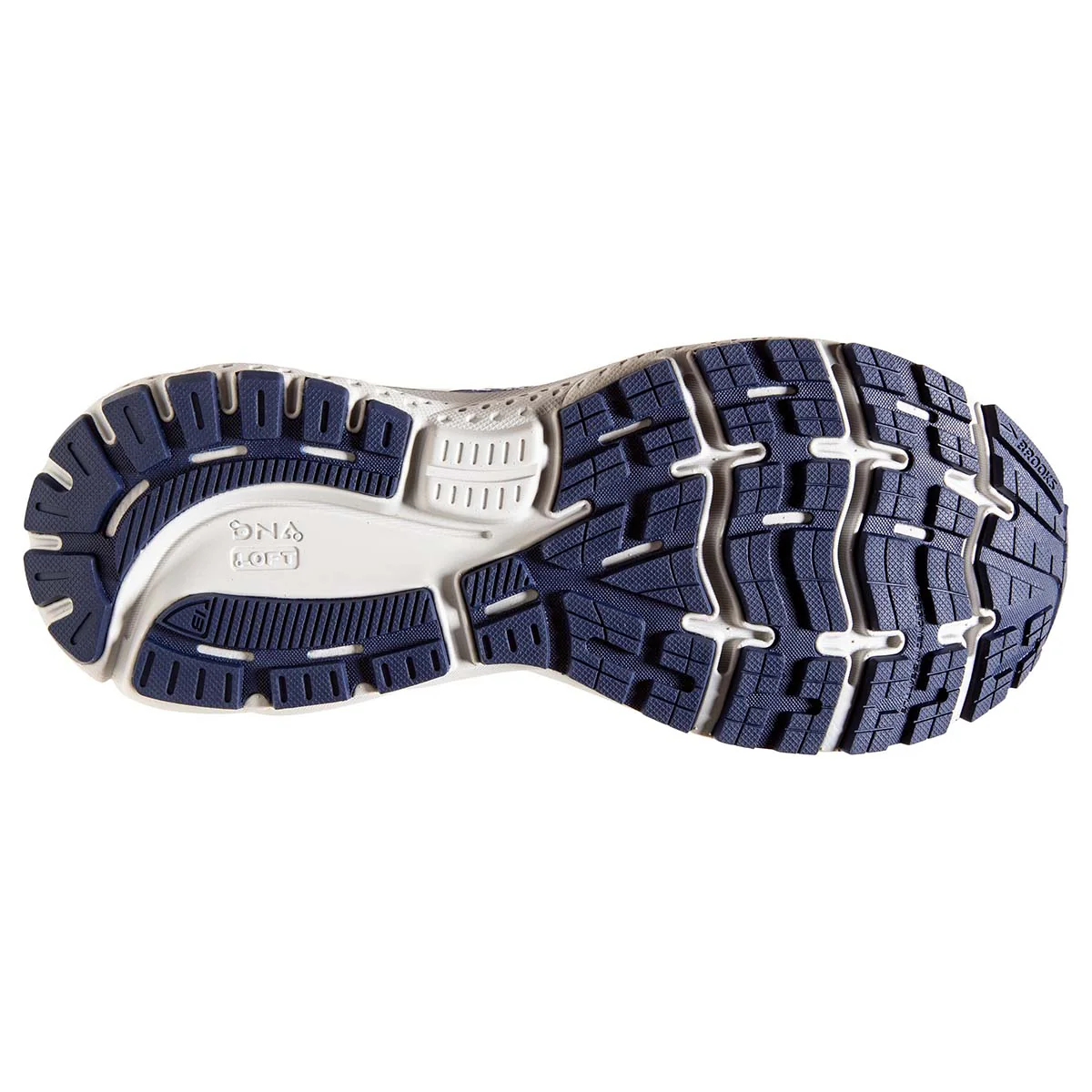 Brooks Ghost 13 - White - Grey - Deep Cobalt - Image 4