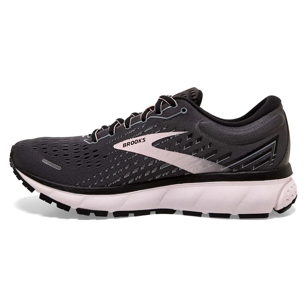 Brooks Ghost 13 - Black - Pearl - Hushed Violet - Image 2