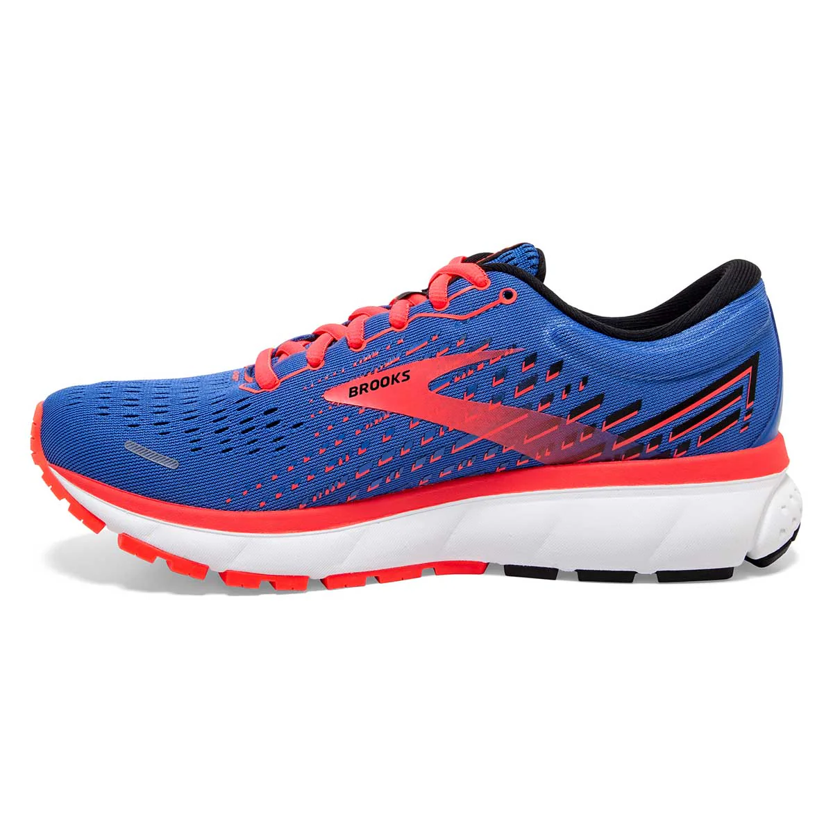Brooks Ghost 13 - Blue - Coral - White - Image 2
