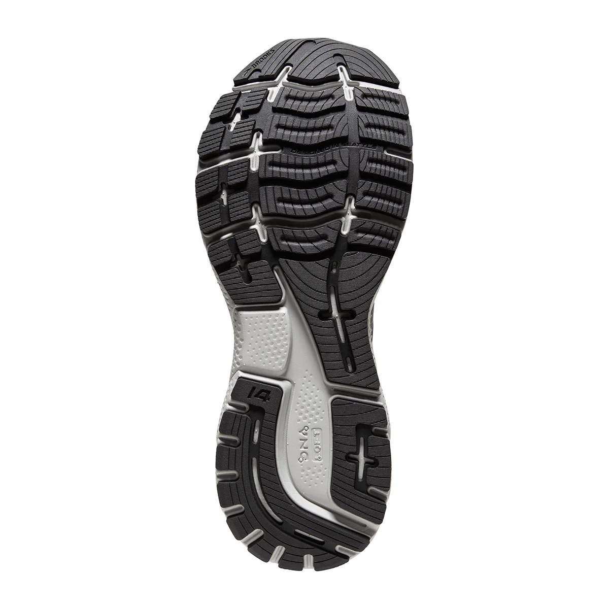 Brooks Ghost 14 - Grey - Alloy - Oyster - Image 4