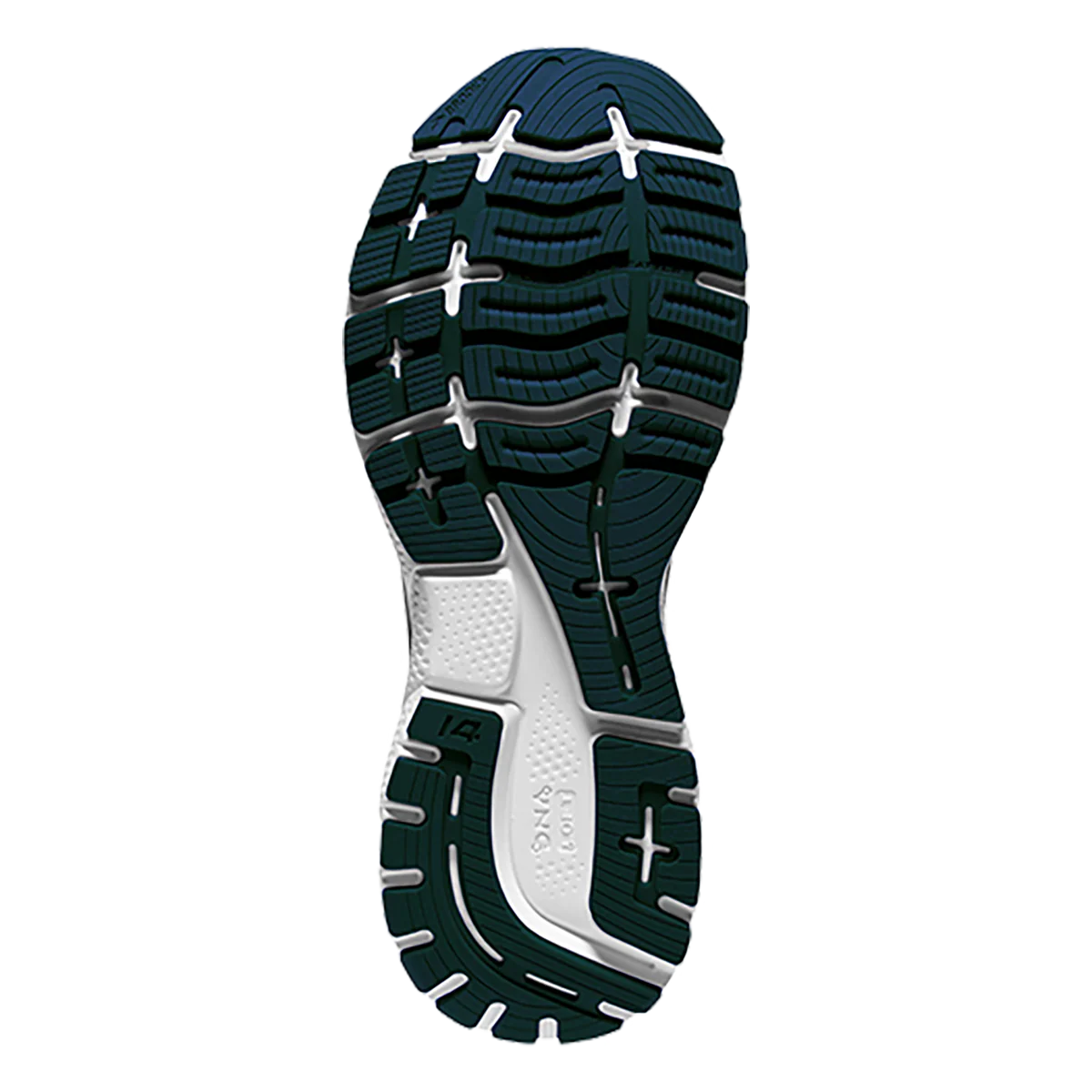 Brooks Ghost 14 - Grey - Titan - Tomato - Image 4
