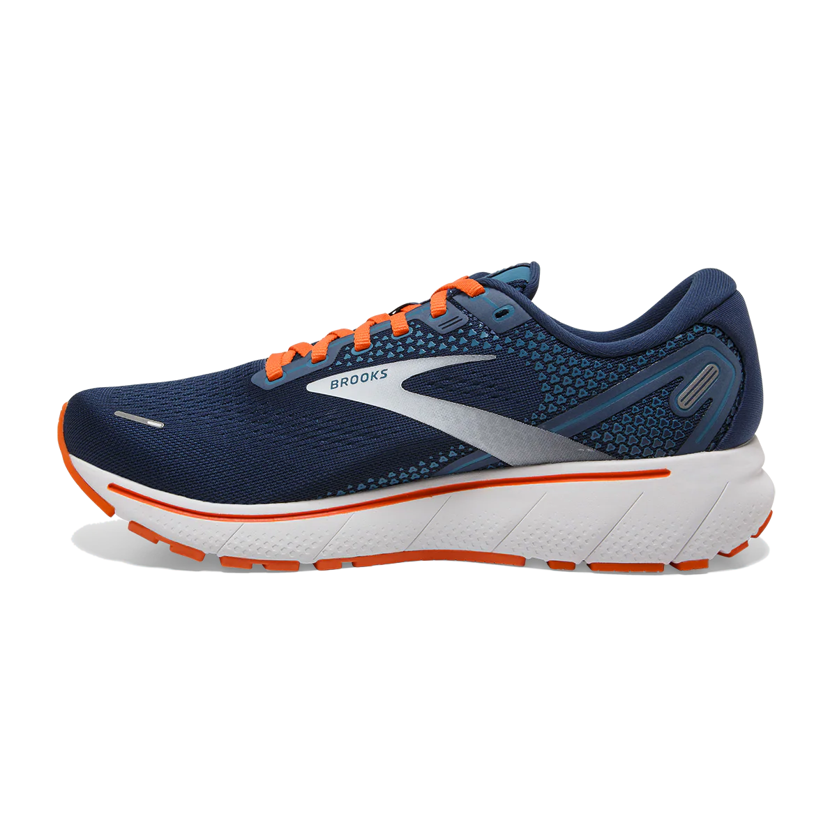 Brooks Ghost 14 - Titan - Teal - Flame - Image 2