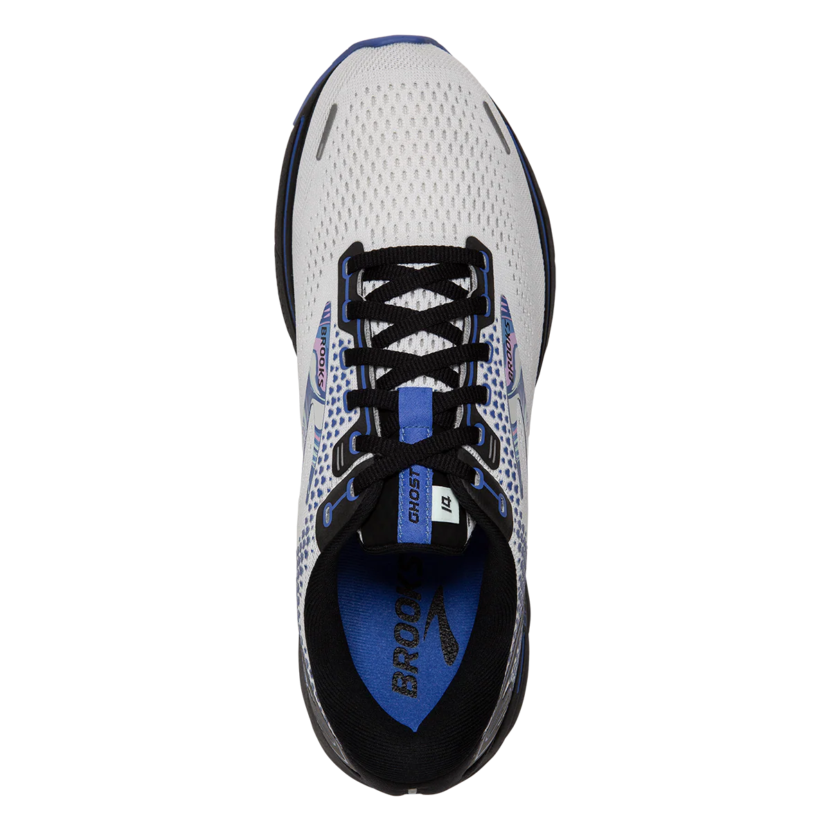 Brooks Ghost 14 - White - Black - Amparo - Image 3