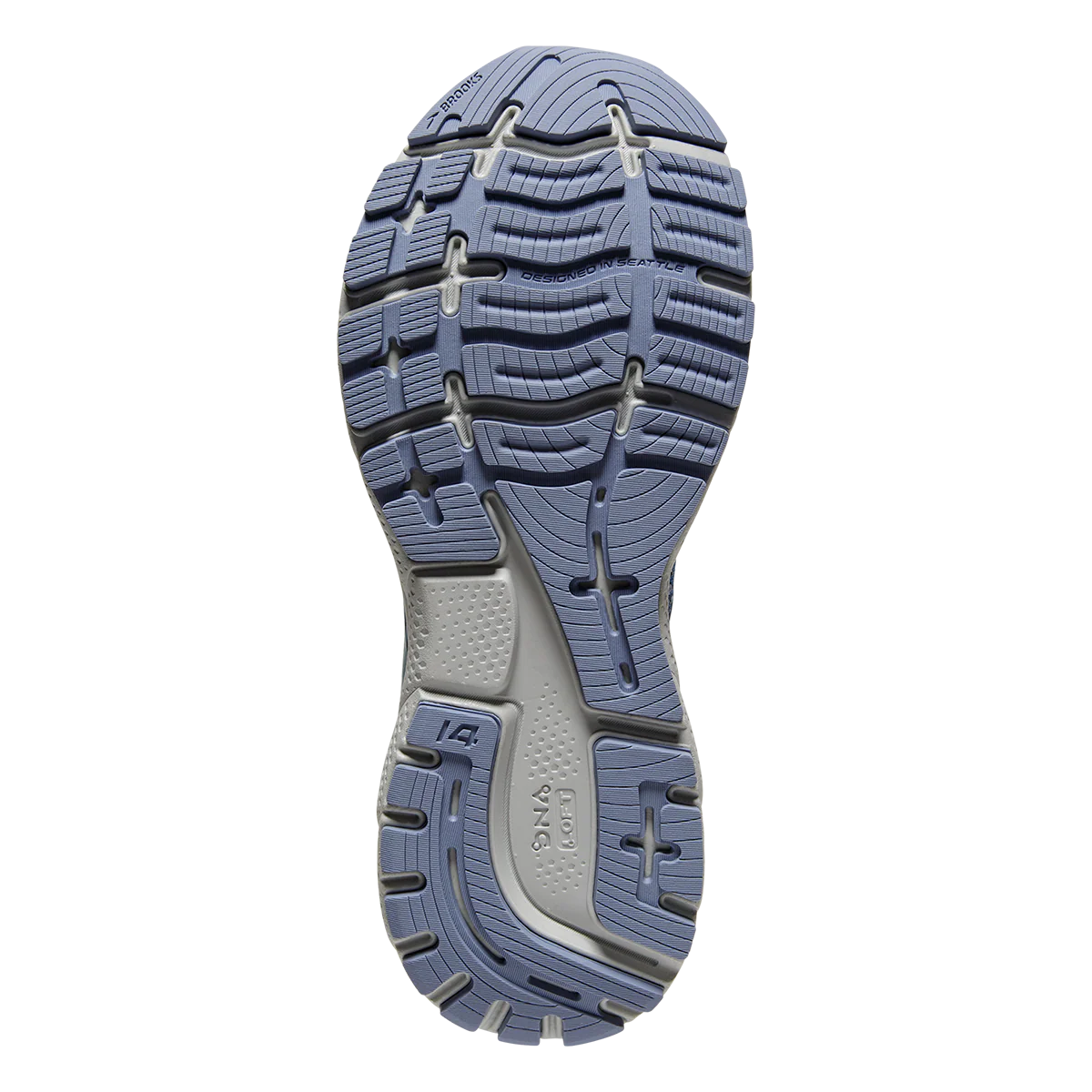 Brooks Ghost 14 - Blue - Ocean - Oyster - Image 4