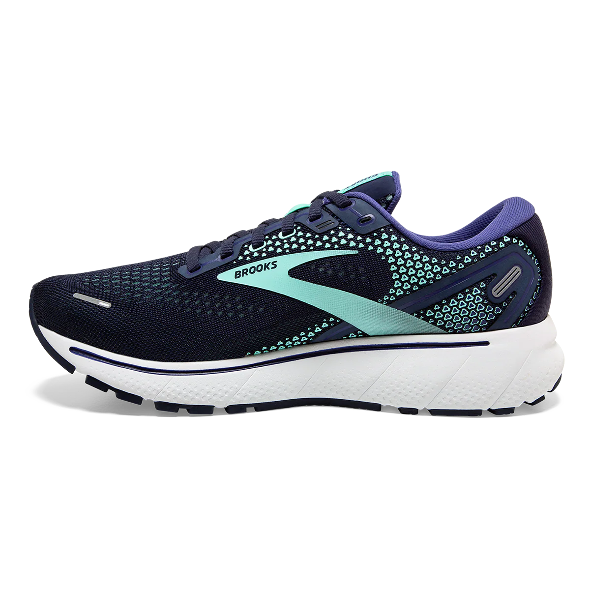 Brooks Ghost 14 - Peacoat - Yucca - Navy - Image 2