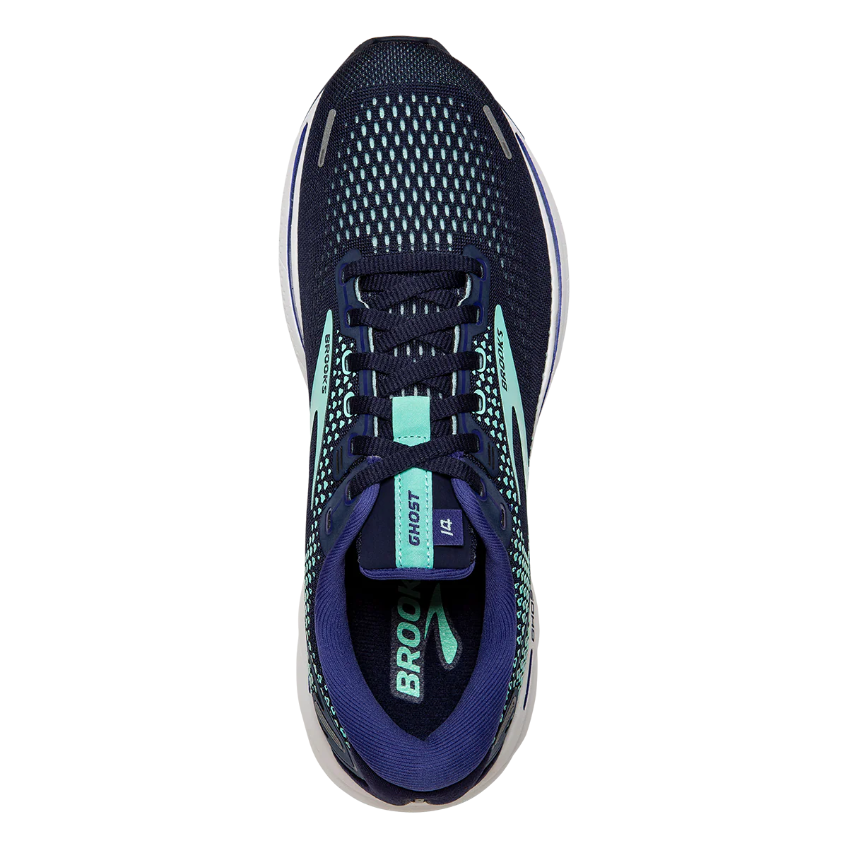 Brooks Ghost 14 - Peacoat - Yucca - Navy - Image 3