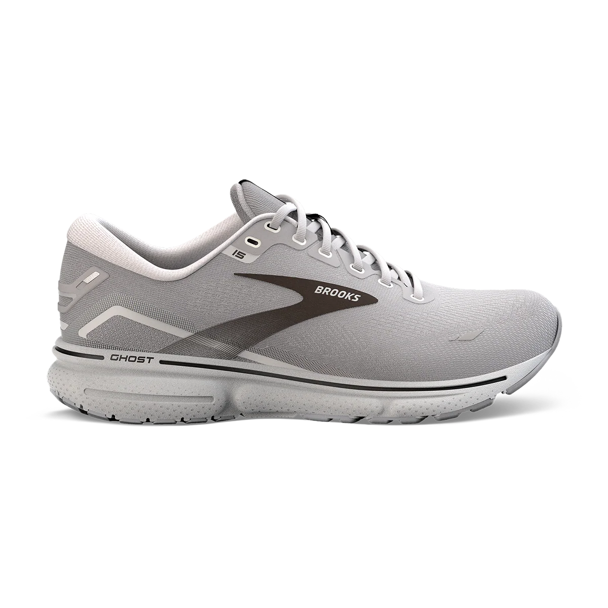 Brooks Ghost 15 - Alloy - Oyster - Black