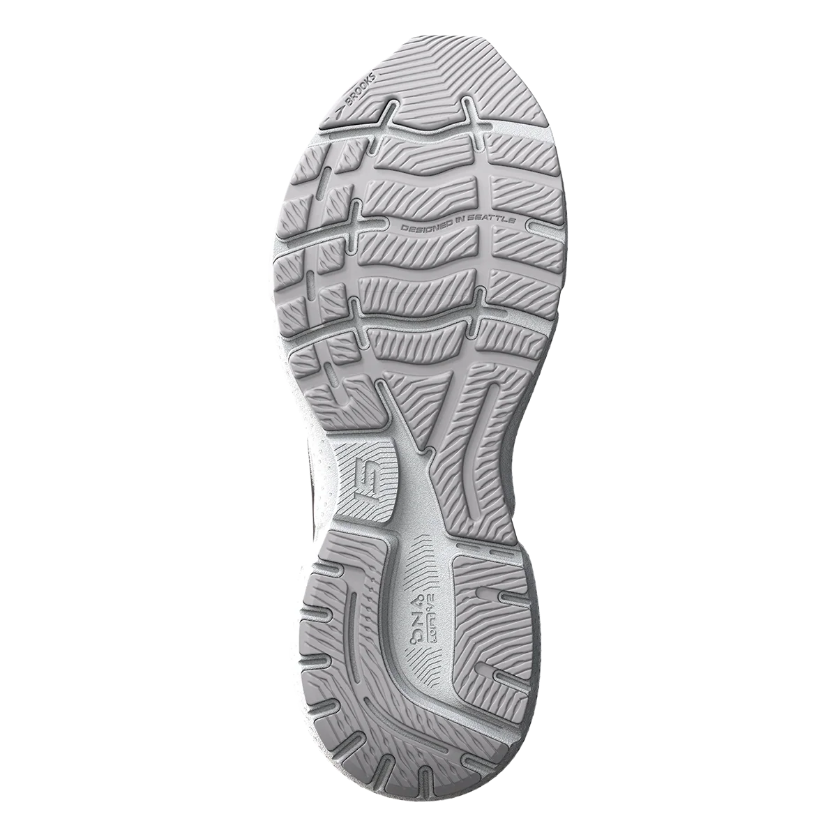 Brooks Ghost 15 - Alloy - Oyster - Black - Image 4