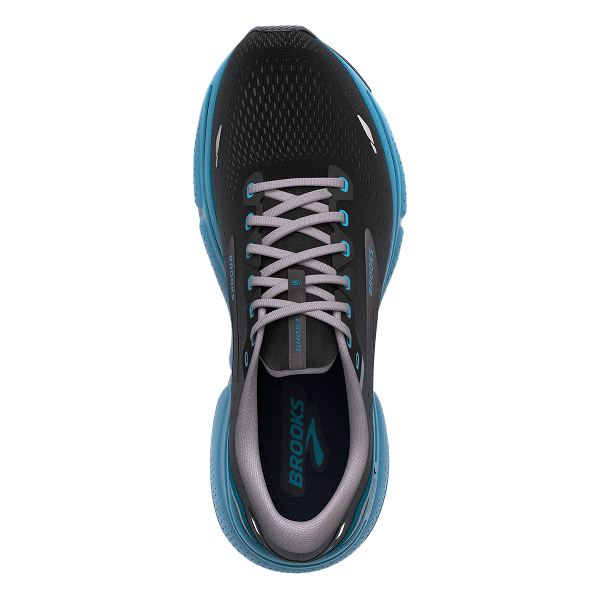 Brooks Ghost 15 - Black - Blackened Pearl - Blue - Image 3