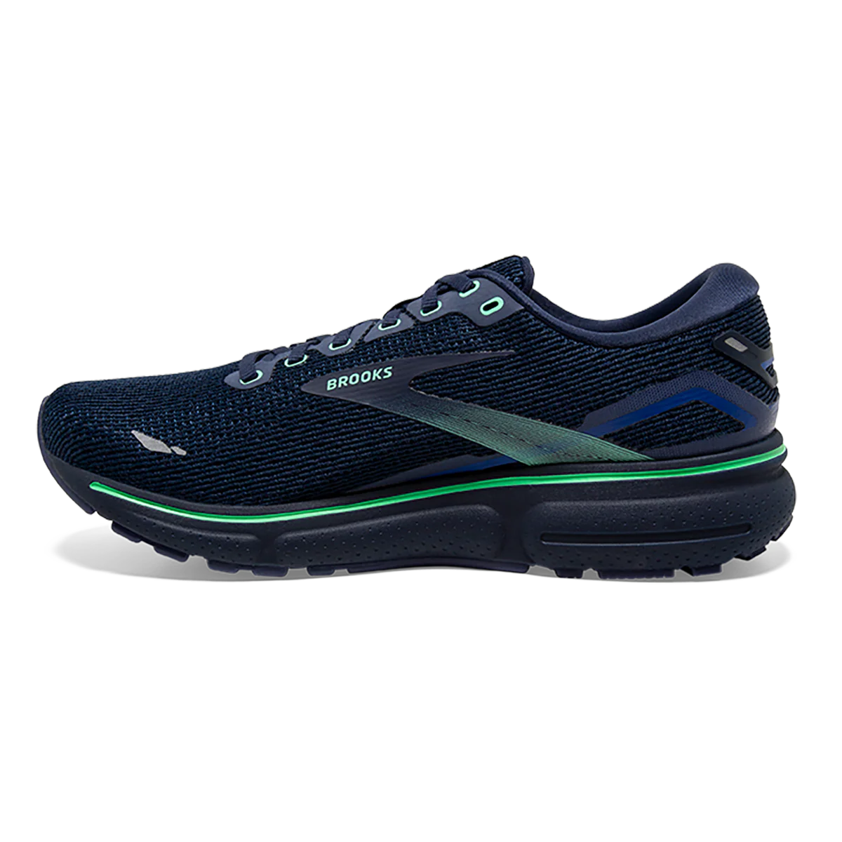 Brooks Ghost 15 - Crown Blue - Black - Green - Image 2