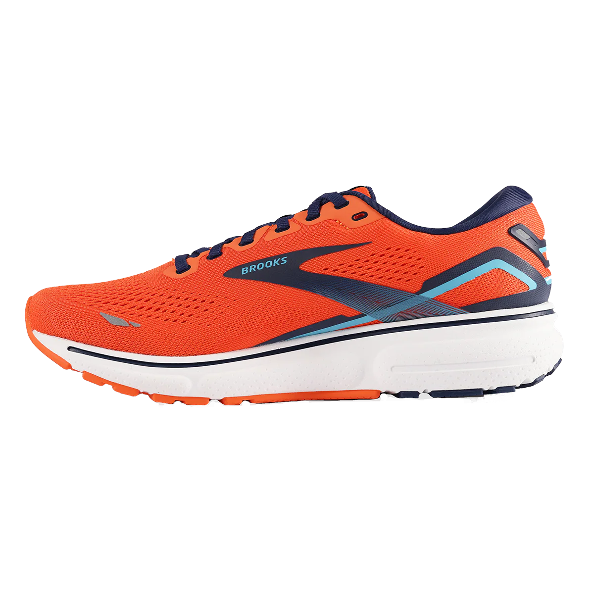 Brooks Ghost 15 - Flame - Navy - Blue - Image 2