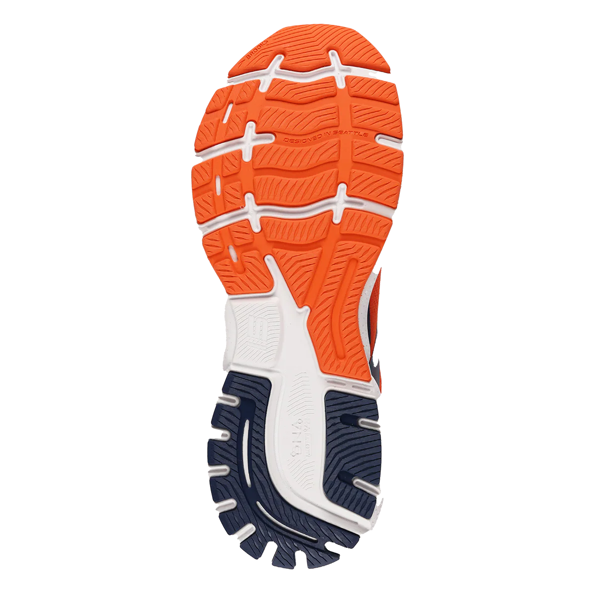 Brooks Ghost 15 - Flame - Navy - Blue - Image 4