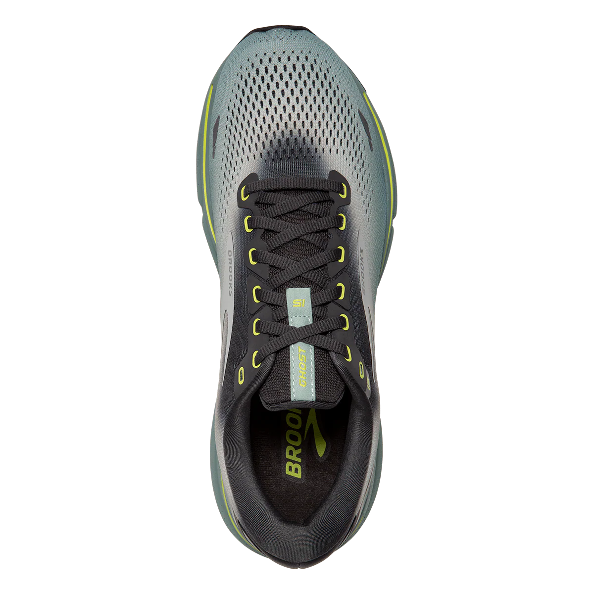 Brooks Ghost 15 - Grey - Oyster - Cloud Blue - Image 3