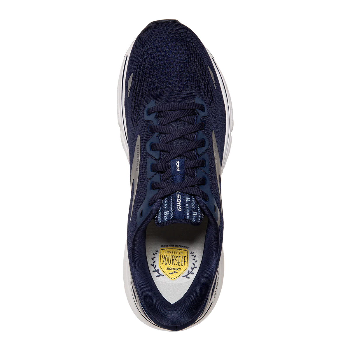 Brooks Ghost 15 - Peacoat - Blue - Silver - Image 3