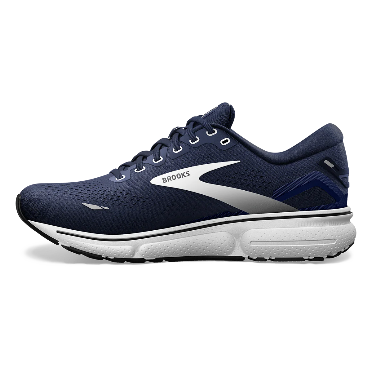 Brooks Ghost 15 - Peacoat - Silver - White - Image 2