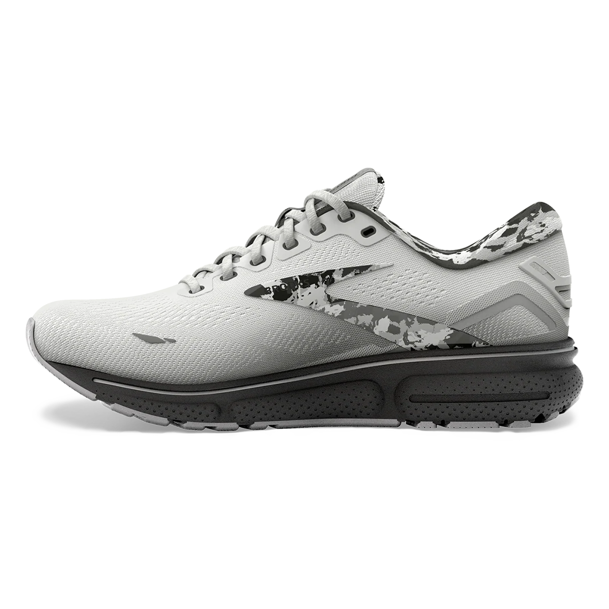 Brooks Ghost 15 - White - Ebony - Oyster - Image 2