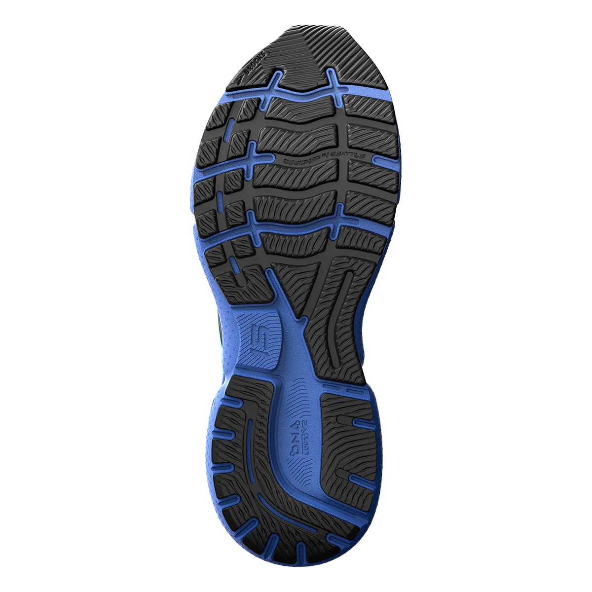 Brooks Ghost 15 - Black - Blue - Aruba - Image 4
