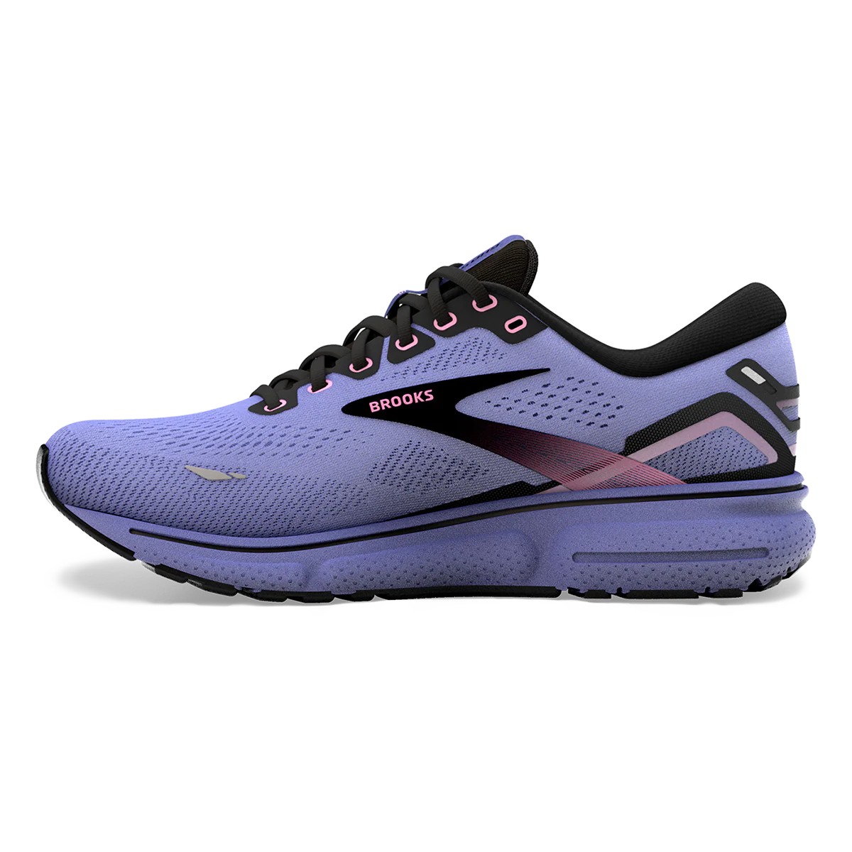 Brooks Ghost 15 - Purple - Pink - Black - Image 2
