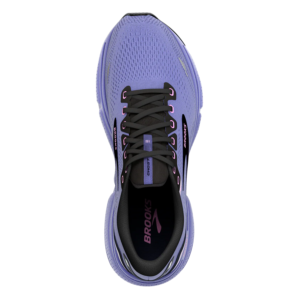 Brooks Ghost 15 - Purple - Pink - Black - Image 3