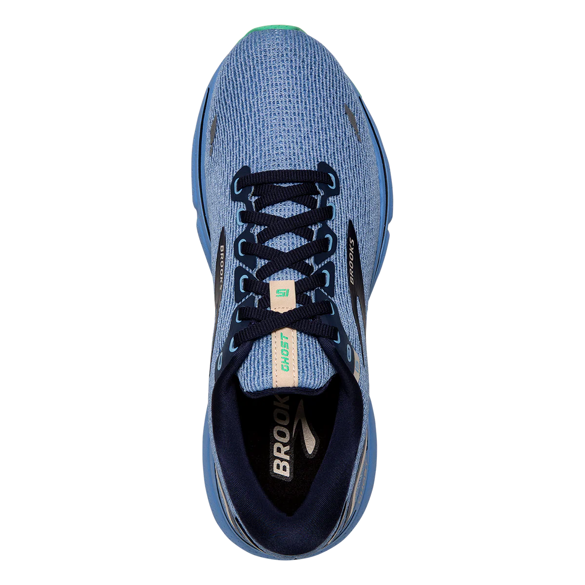 Brooks Ghost 15 - Vista Blue - Peacoat - Linen - Image 3