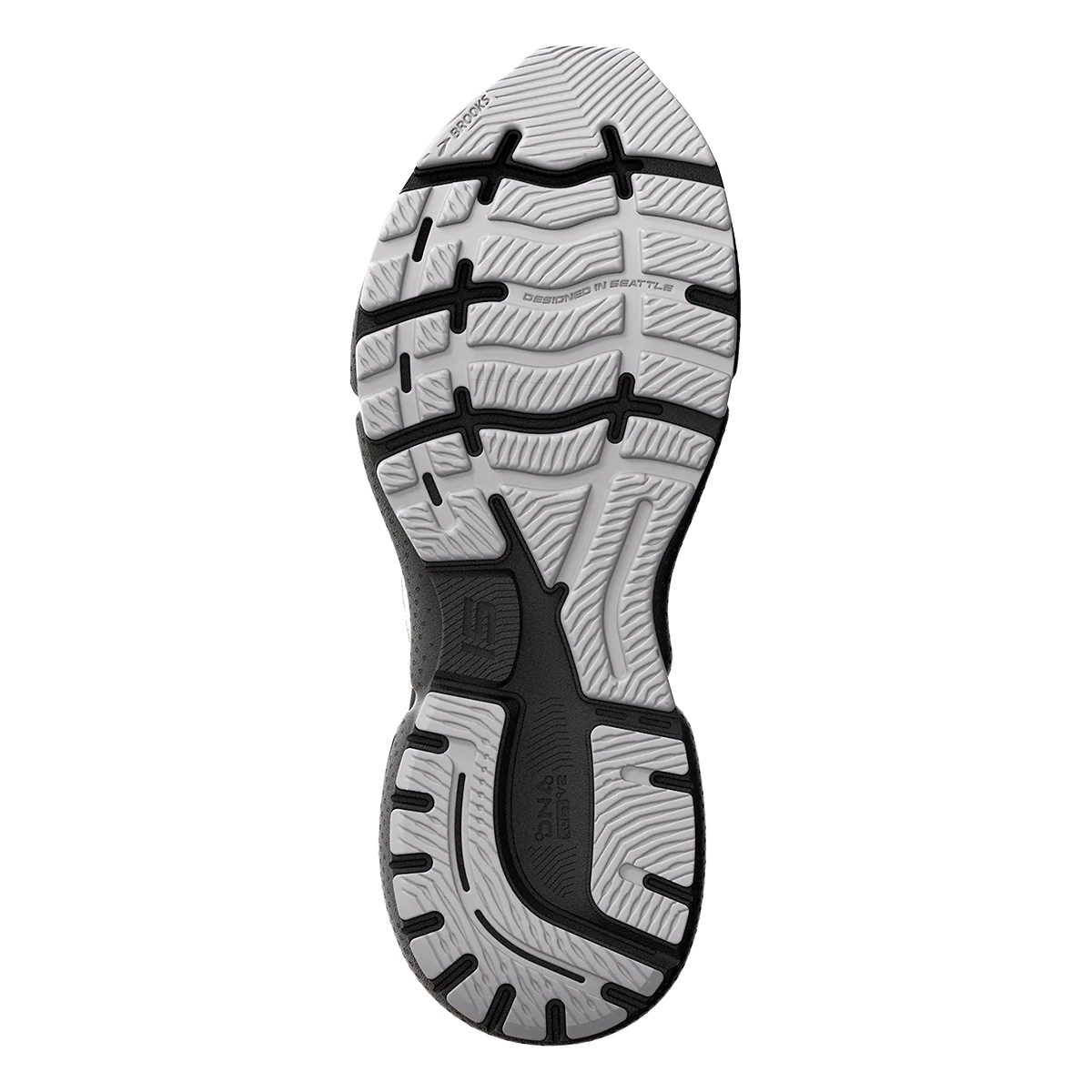 Brooks Ghost 15 - White - Ebony - Oyster - Image 4