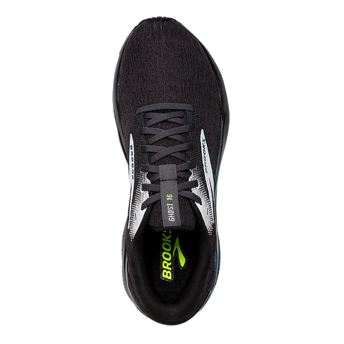 Brooks Ghost 16 - Black - Ebony - Blue - Image 3